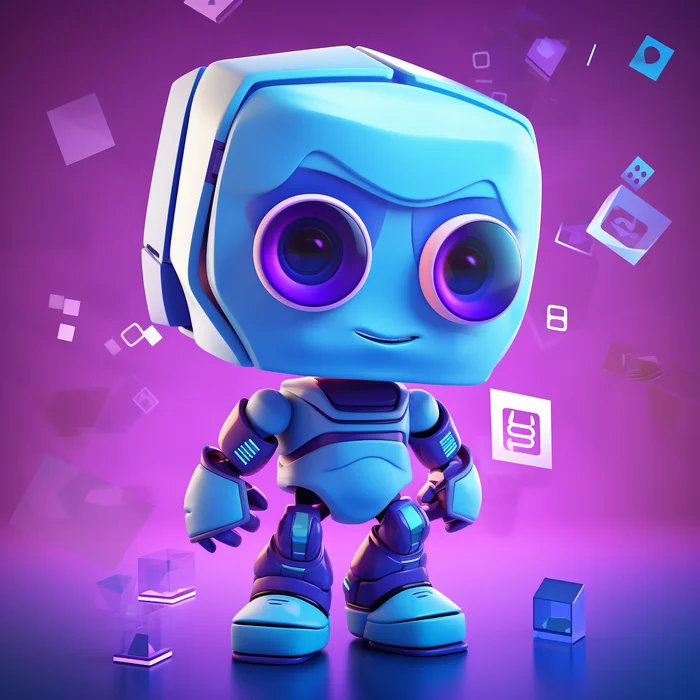 Illustration abstraite autour du choix d'une agence chatbot